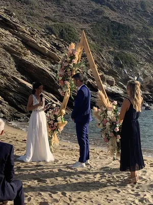 cérémonie laïque plage ios