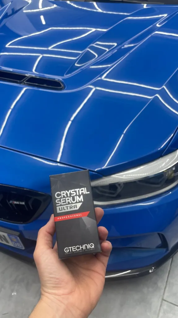 Detailing et pose d'un traitement céramique GTECHNIQ sur une BMW M2 CS à Monaco dans les Alpes-Maritimes
