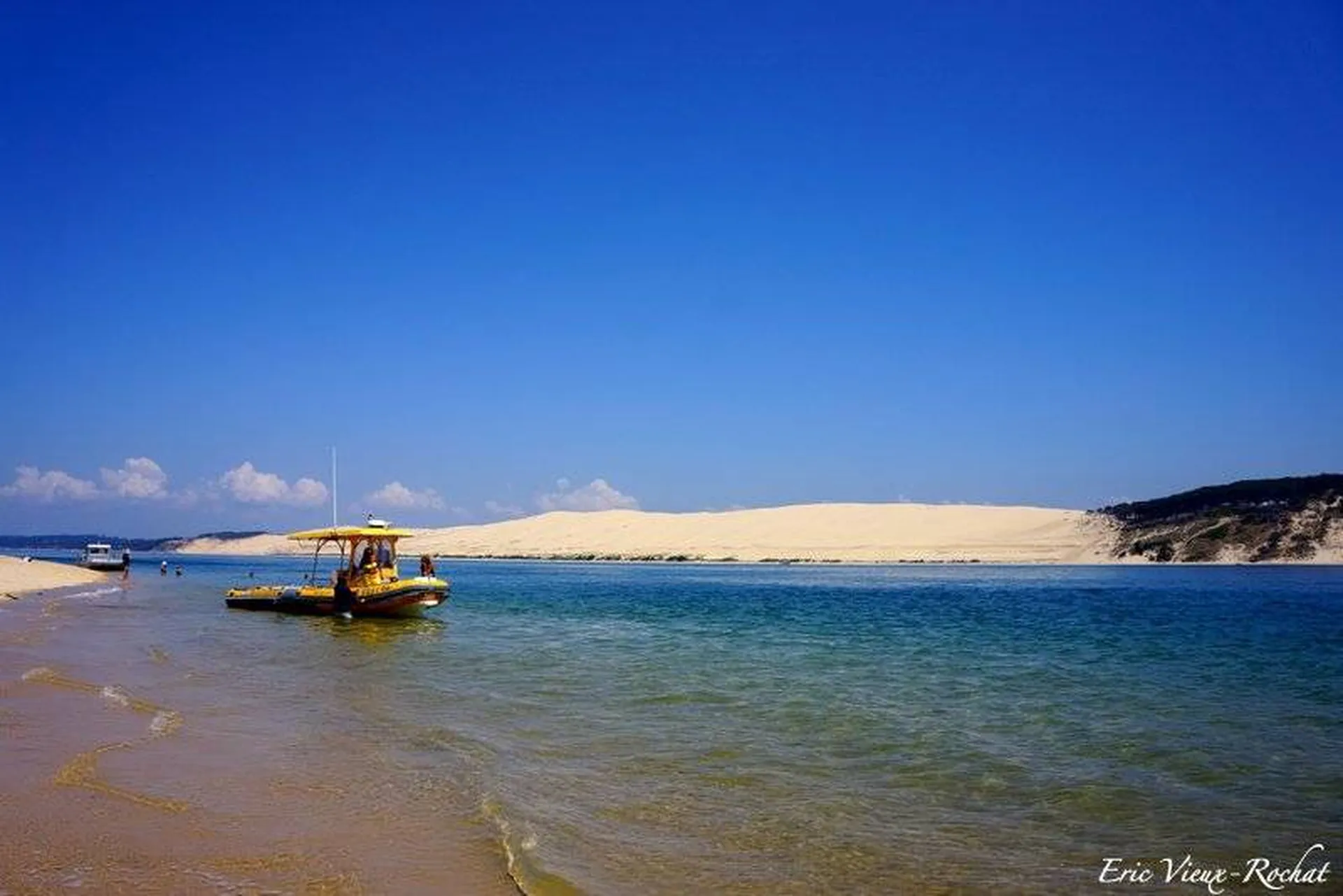 Accès au banc d'Arguin en bateau depuis le Cap Ferret