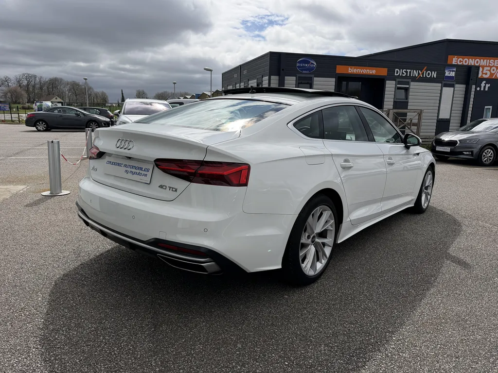 Audi A5 Sportback d'occasion à prix attractif chez votre concessionnaire Caudebec Automobiles aux alentours du Havre et de Rouen