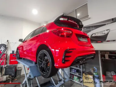 pose ligne échappement mercedes classe A