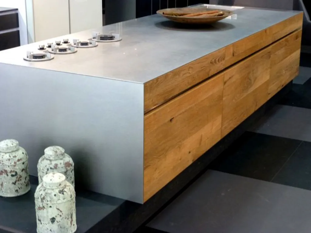 Plan de travail inox avec i-Cooking DOM-TOM