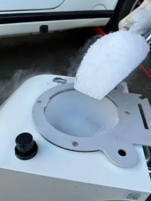 Pellet de CO2 granulé de glace carbonique