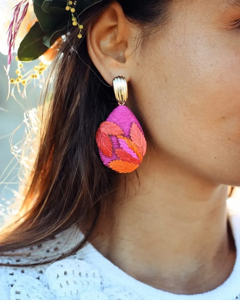 Boucles d’oreilles Monoï par Argelouse