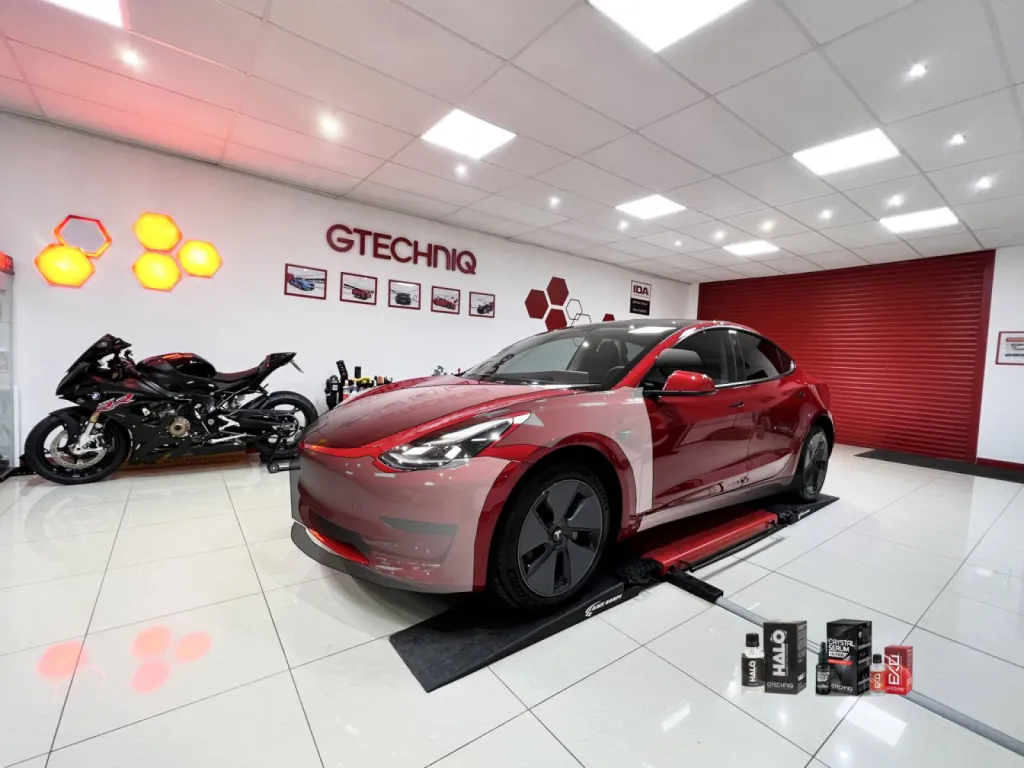 TESLA MODEL 3 - PPF XPEL FACE AVANT + BAS DE CAISSE + CERAMIQUE GTECHNIQ A LENS
