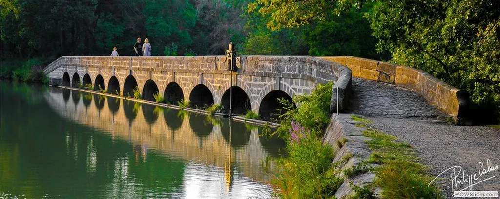 Canal du Midi à Vias-Plage proche de la mer