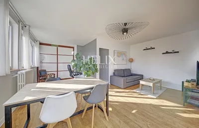 Helix Immobilier, vue d'ensemble sur le séjour orienté Sud 