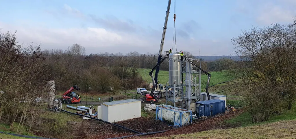 Démontage et transfert industriel d'une installation de traitement des lixiviats en France