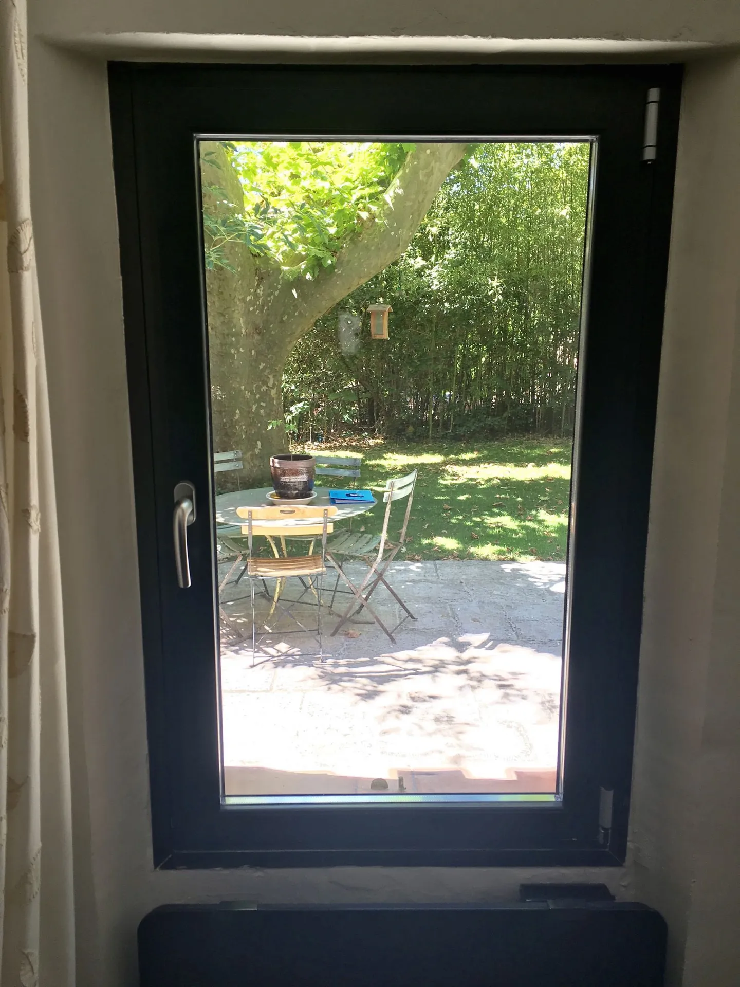 Fenêtre SCHÜCO 1 vantail en Aluminium Gris Anthracite sur Aix-Les Milles