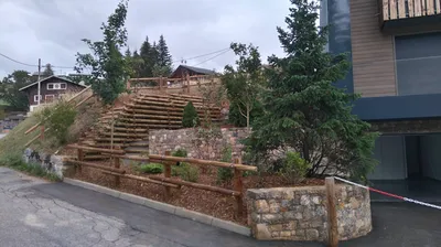 Arrosage automatique intégré en montagne à Valberg