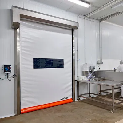 porte rapide enroulable inox pour agroalimentaire - FIP Fermetures