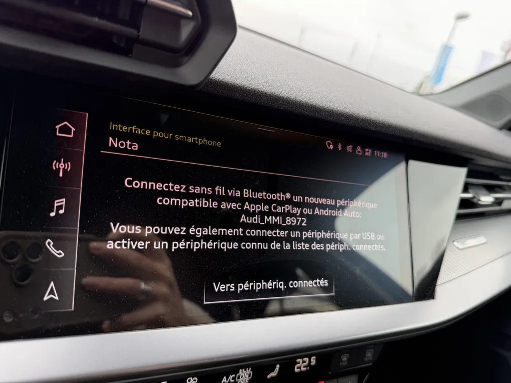 Audi A3 Sportback hybride occasion proche Rouen : Berline premium 204 ch disponible chez votre concessionnaire à La Frénaye, Seine-Maritime