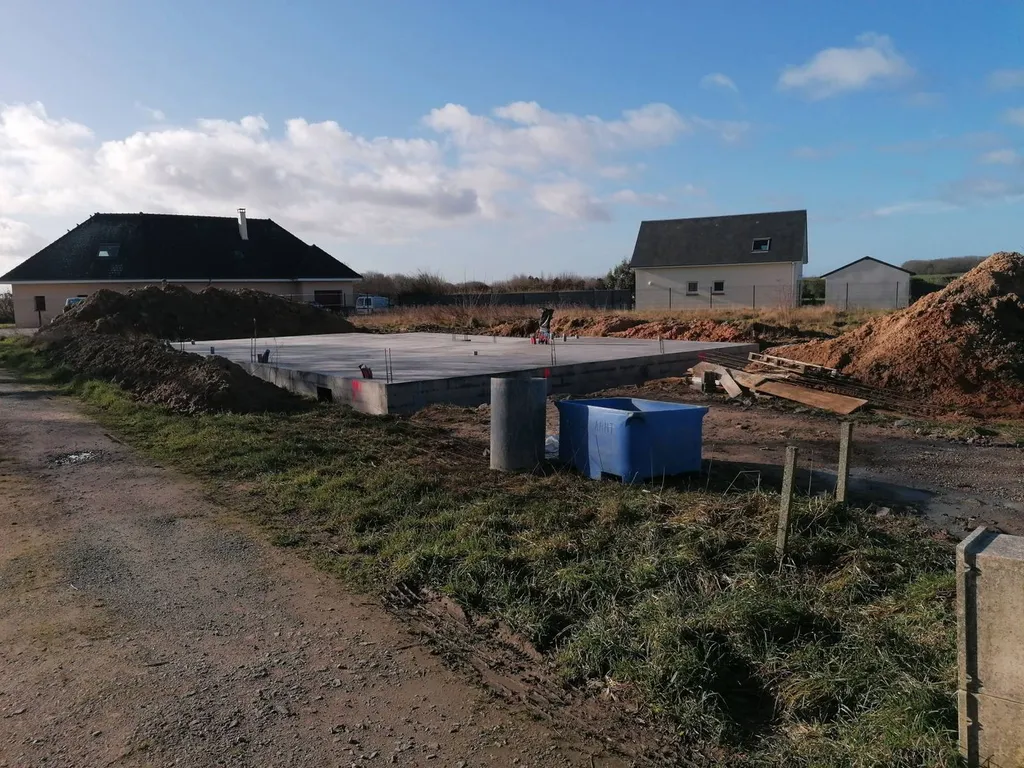 Construction maison individuelle avec comble aménageable à Senneville sur Fécamp près de Fécamp