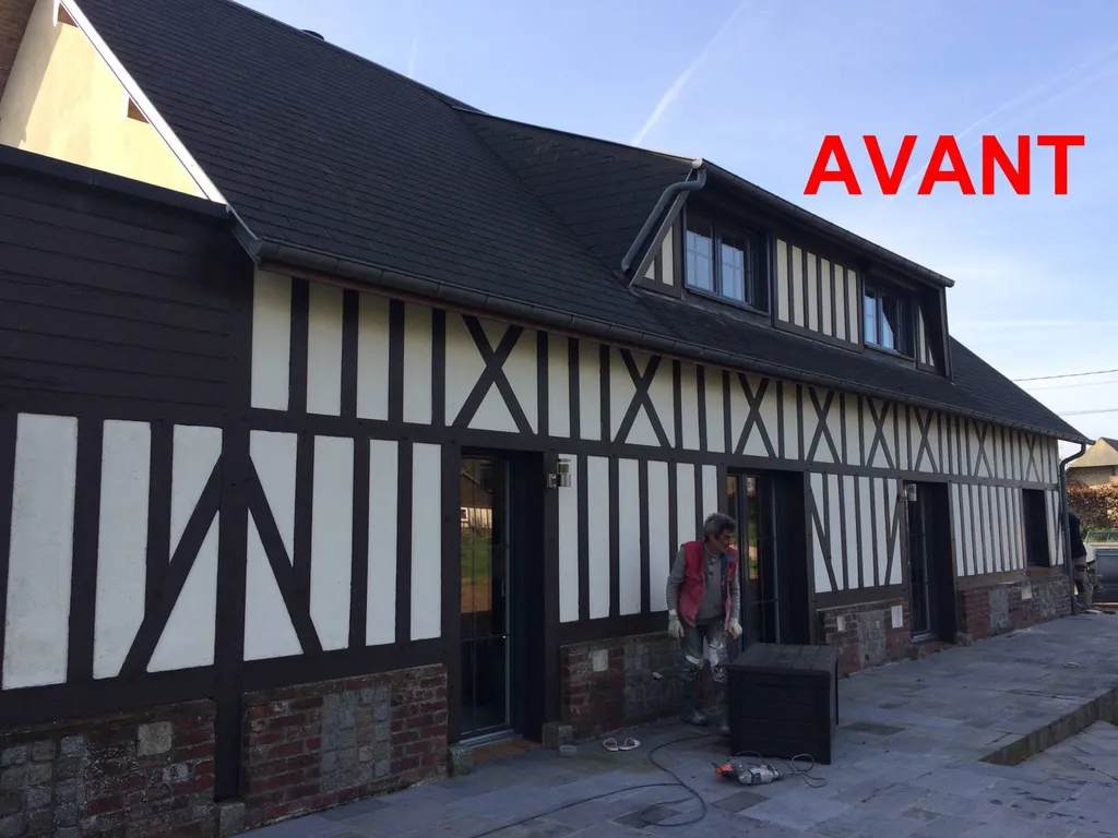 Devis pour réalisation de façade à la chaux proche de rouen 76