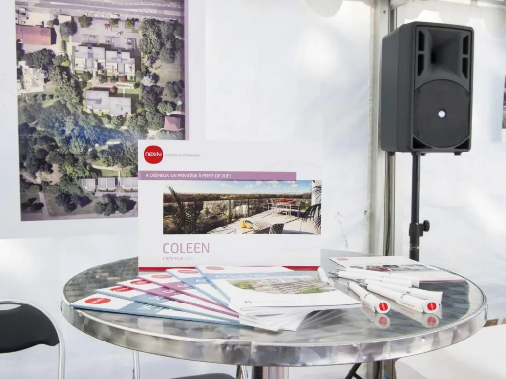 Reportage photographique événementiel pose de la première pierre résidence 