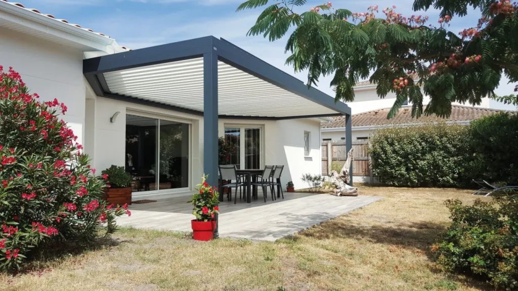 Installation et devis pergola bioclimatique aluminium sur Le Havre et sa périphérie 76 Normandie.
