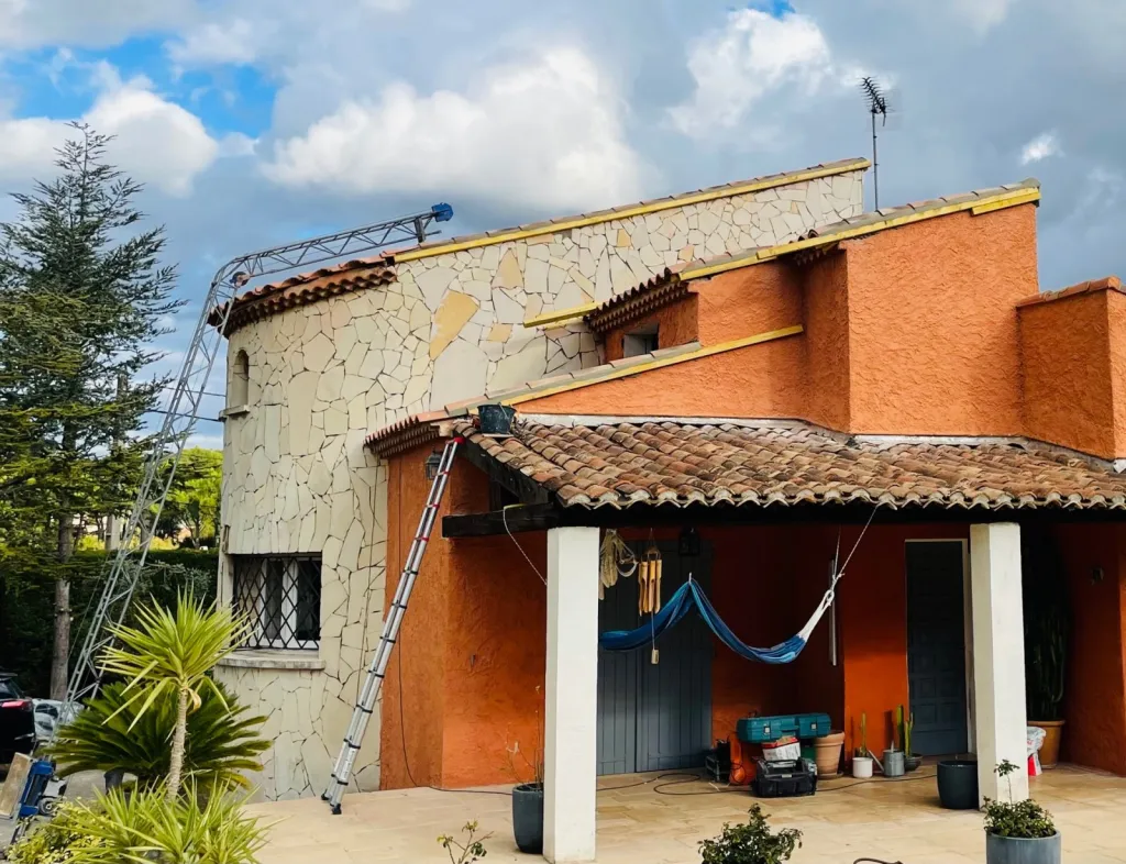 Réfection d’une toiture et isolation près de Bouc-Bel-Air.