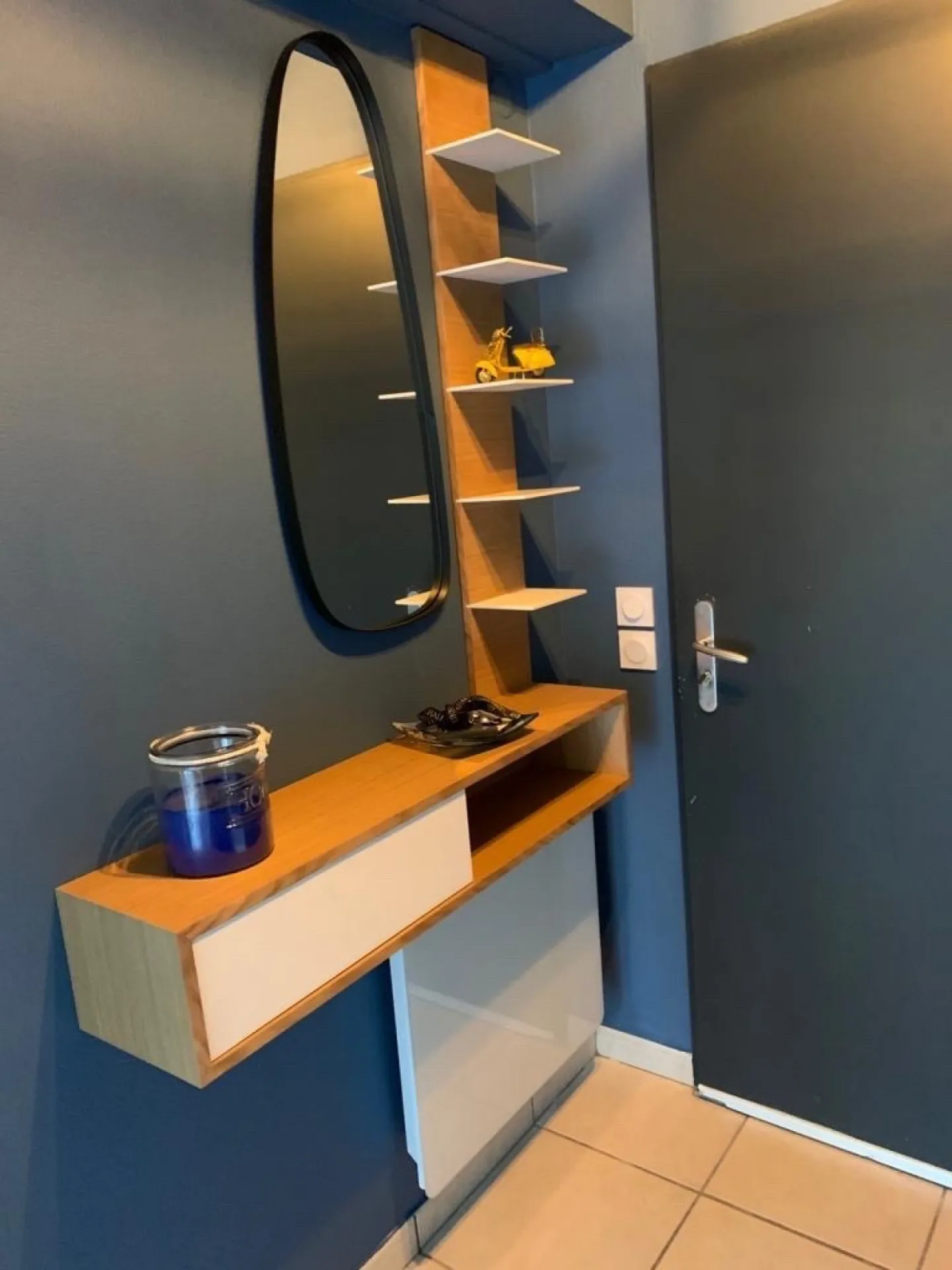 Bibliothèque et meuble d'entrée à Bordeaux