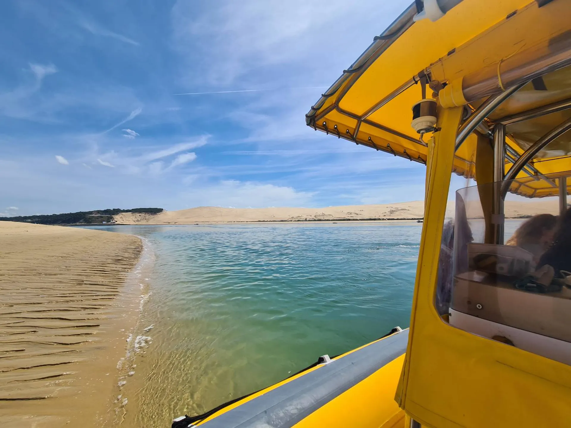 Sortie en bateau au banc d'Arguin et à la dune du Pilat 