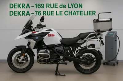 Contrôle technique moto pas cher à Marseille, à partir de seulement 50 €ttc, rapide , fiable et agréée.