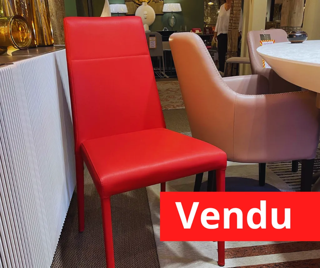 Chaise LOLAS rouge