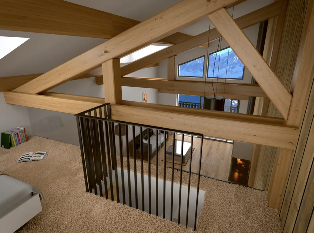 DE GRANDES BAIES VITREES POUR UNE VUE IMPRENABLE SUR LE MONT BLANC