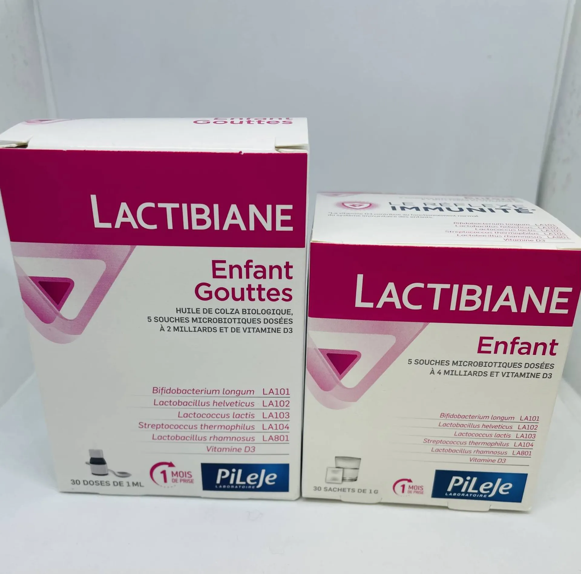 probiotiques bébé et enfant lactibiane en pharmacie