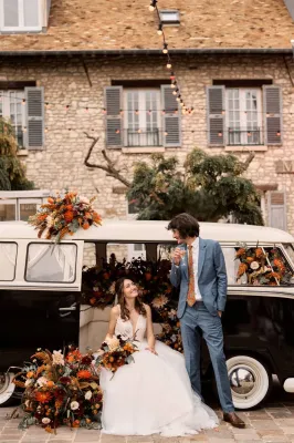 décoration de mariage bohème