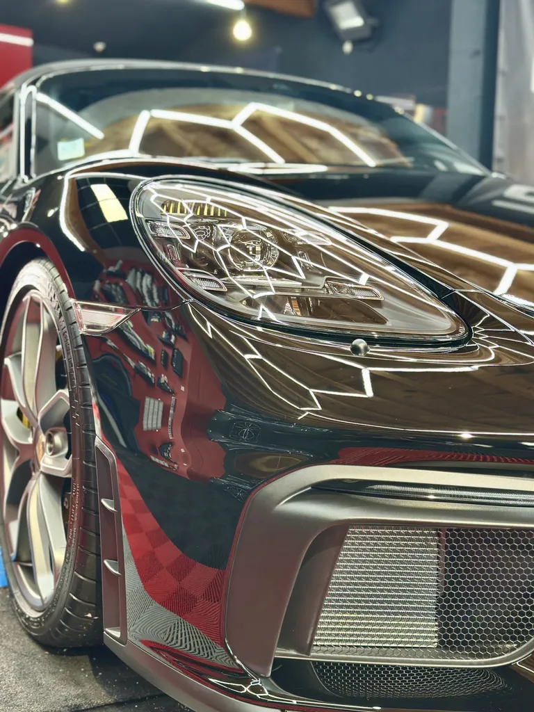 Traitement céramique by EMB DETAILING spécialiste Porsche sur Lyon 
