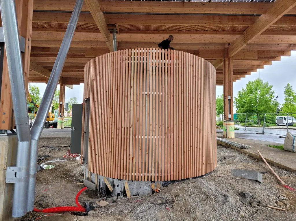 Création d'un local technique bardé de bois proche Bordeaux