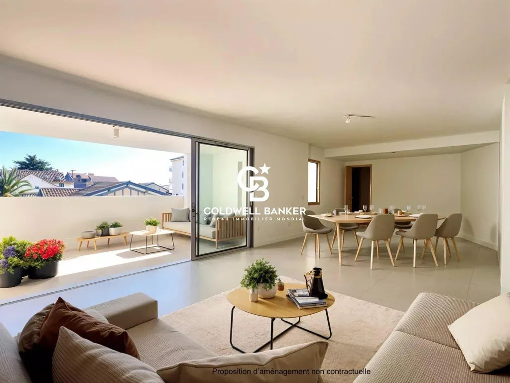 Appartement à vendre à Capbreton Triangle d'or - 3 chambres avec terrasse, aperçu océan, proche plage