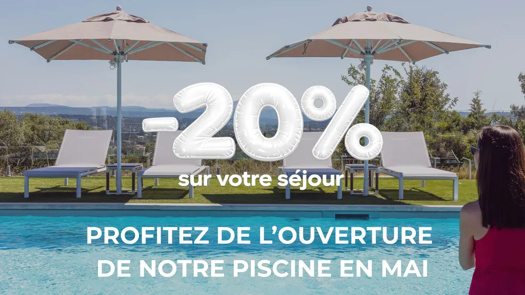 Plongez dans le mois de mai avec l'ouverture de la piscine de l'hôtel thecamp Aix en Provence