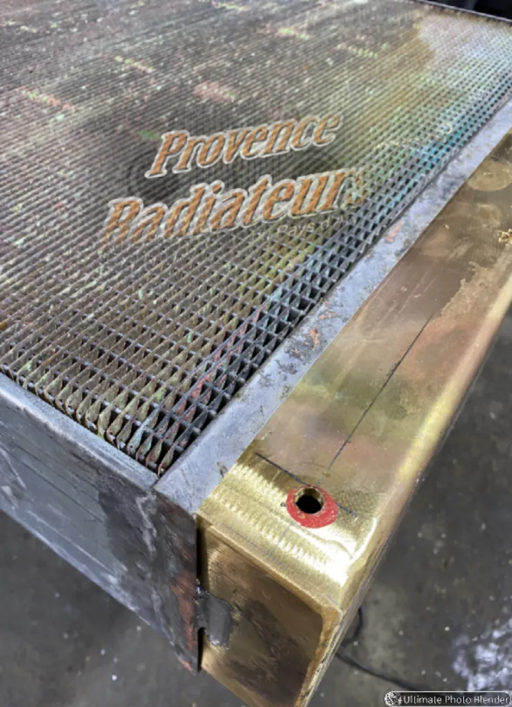 Fabrication de radiateur de camion pour Cazal TP- NGE