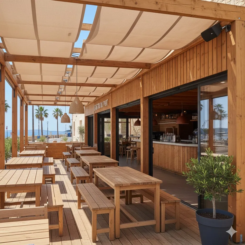  intérieur pergola avec terrasse  