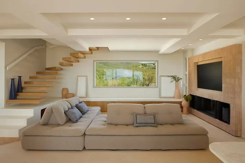 escalier design dans maison individuelle