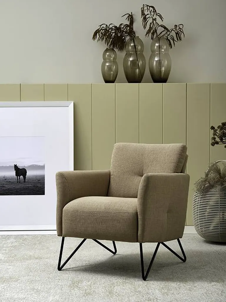 Vente d'un fauteuil fixe ou relax en tissu ou en cuir ALVA