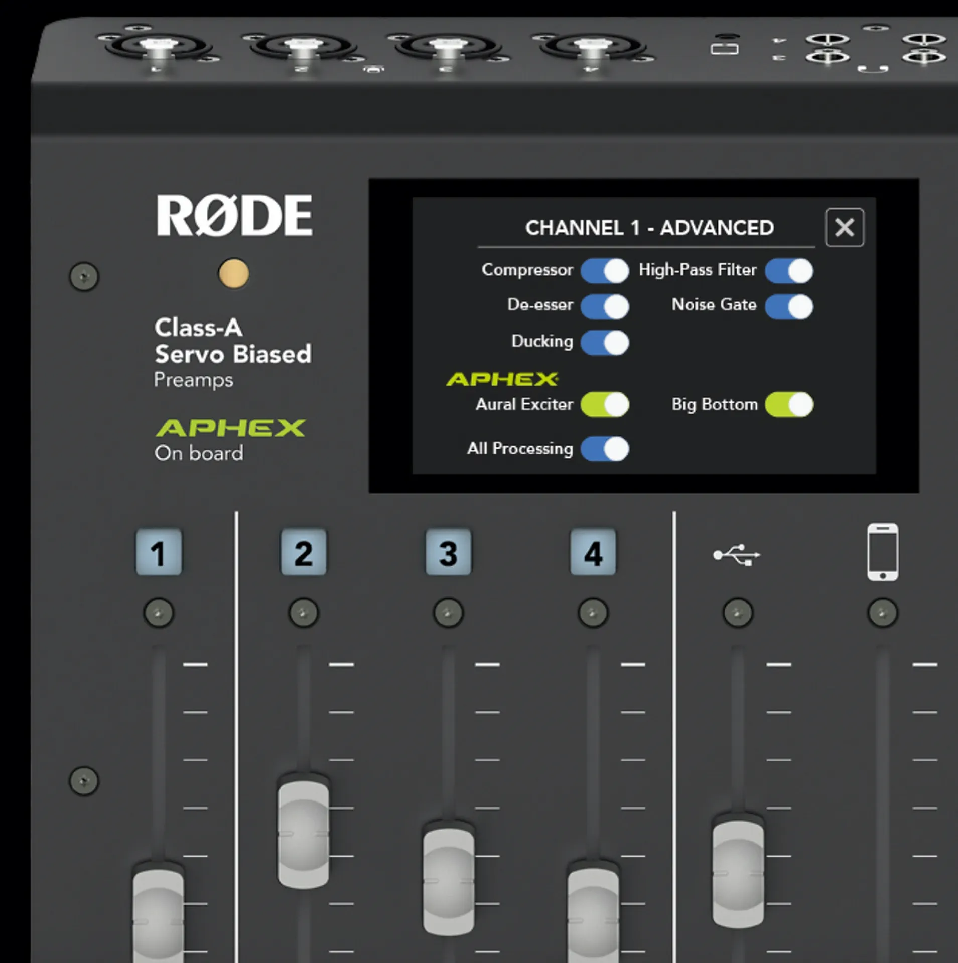location console de mixage rode à Ollioules dans le Var