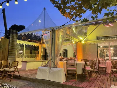Réalisation d'une tente nomade pour un mariage à La Seyne-sur-Mer près de Toulon