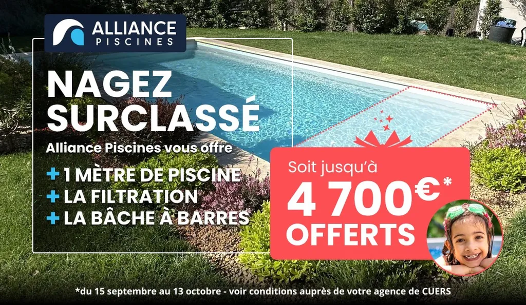 Offre Nagez Surclassé - promotion exceptionnelle sur votre Piscine coque polyester