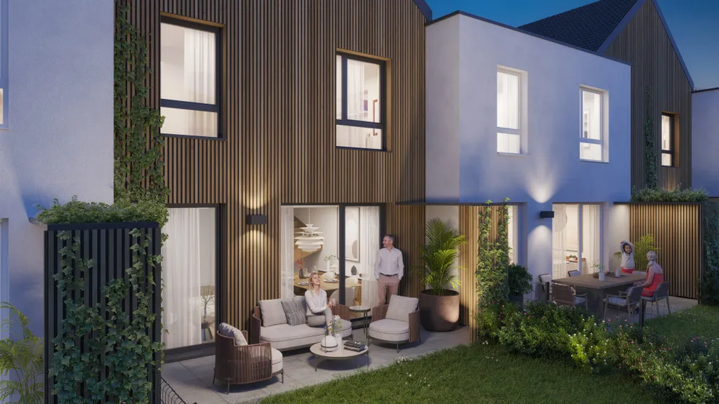 Maisons neuves avec jardin clôturé à Pfulgriesheim près de Strasbourg — 14 maisons contemporaines T4 dans le Kochersberg alsacien