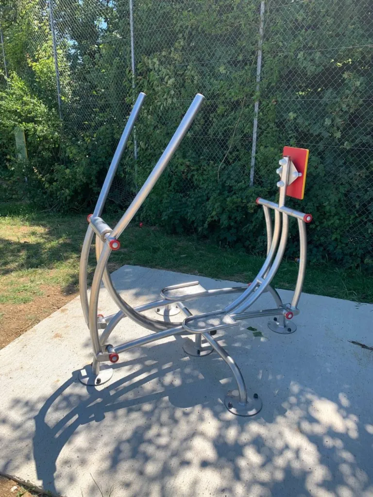 Vélo elliptique fitness extérieur @CREA