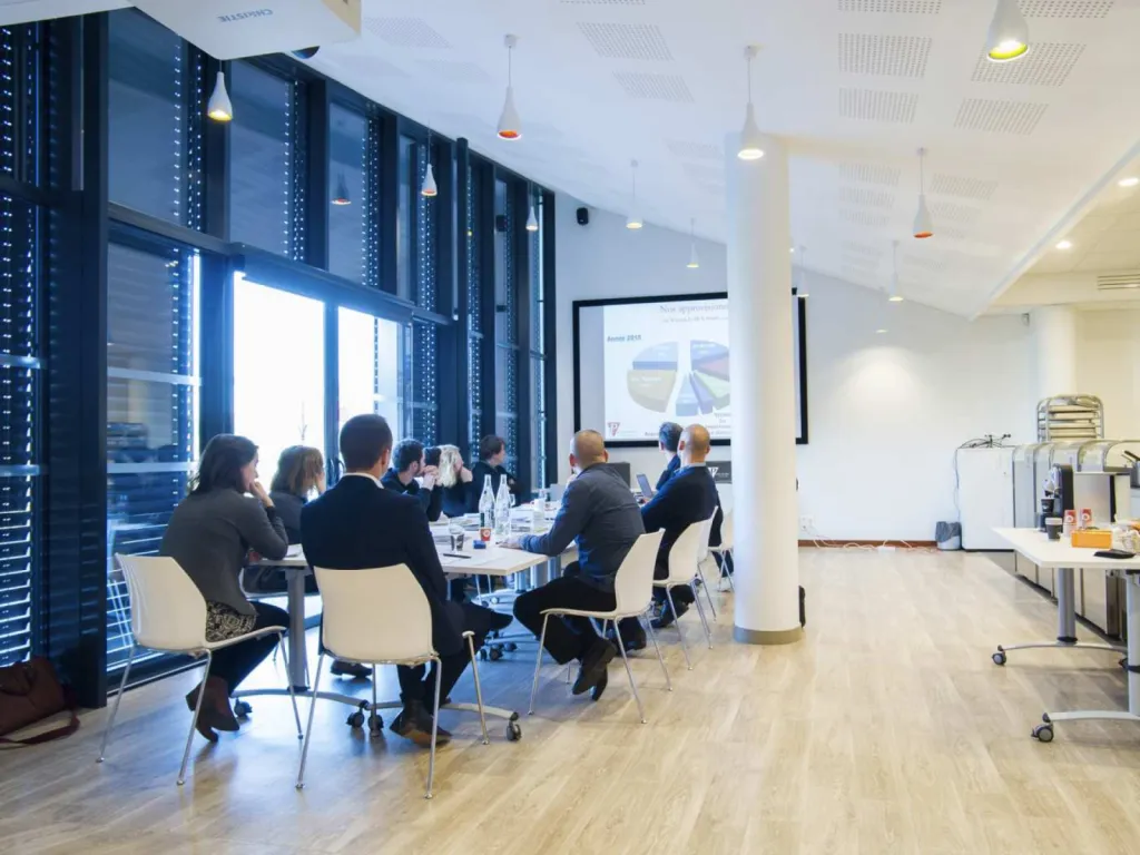 Reportage photographique avec des grands chefs cuisiniers d’un Think Tank Gourmand chez Brake France à Lyon 