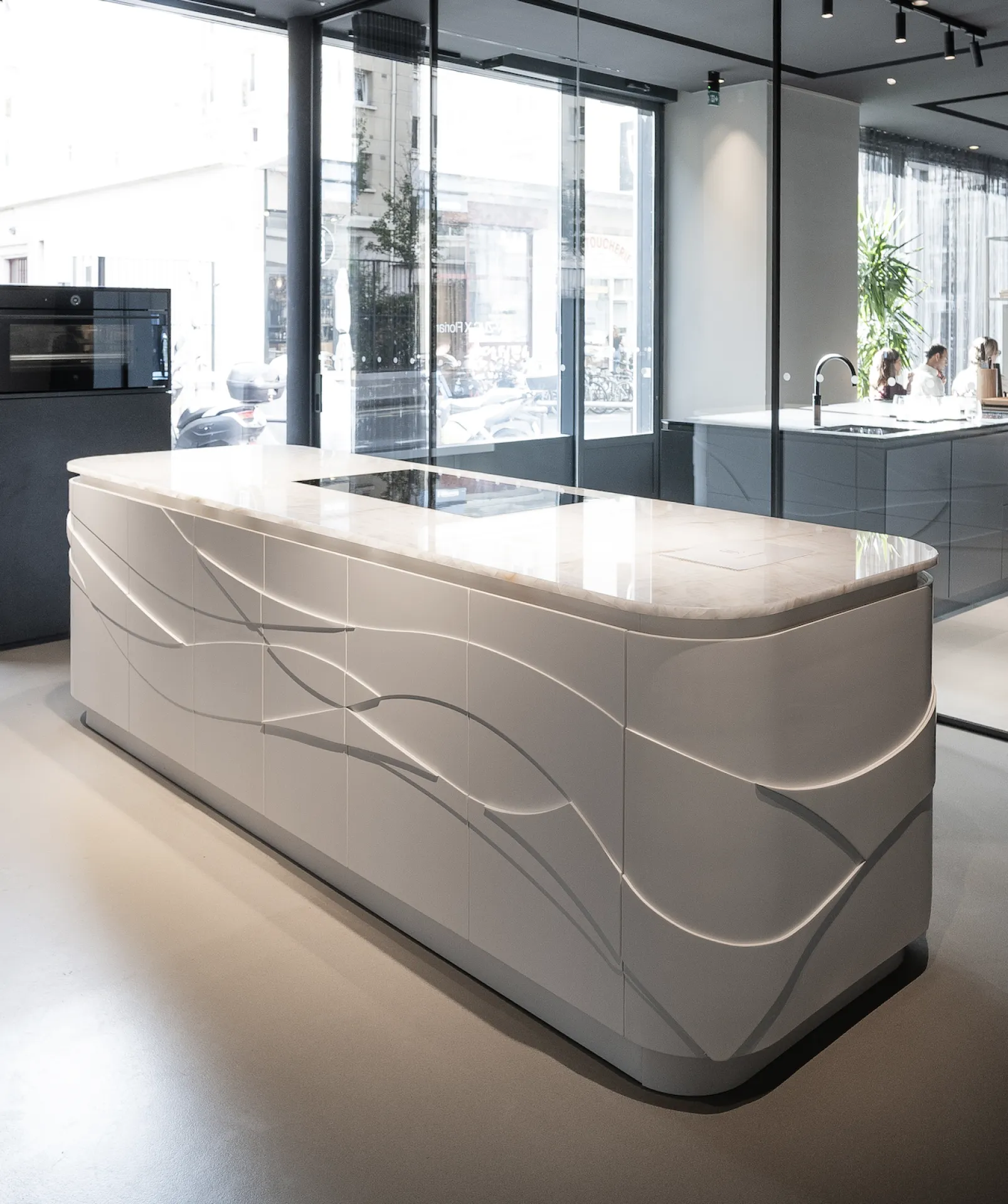ILOT CORIAN VUE D'ENSEMBLE