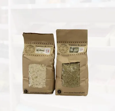 Savon de Marseille copeaux authentiques fabriqués à Marseille France