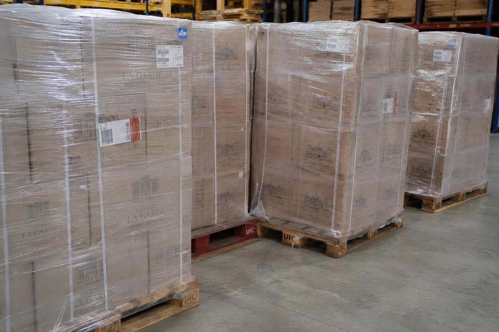 Transport de palettes de vin en France