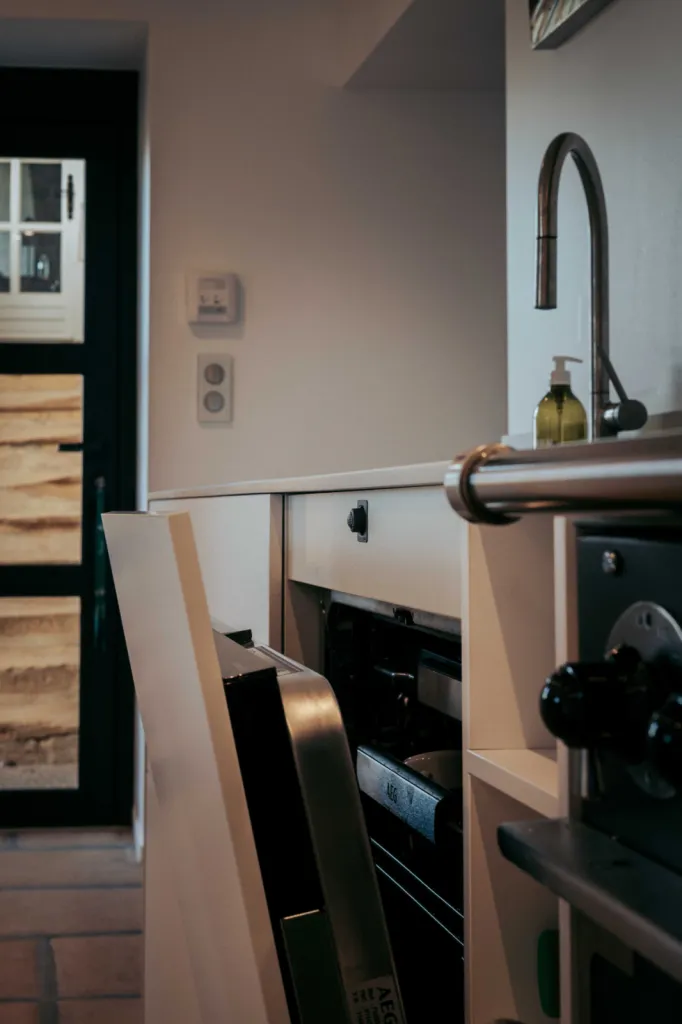 Fabrication d'une cuisine moderne à coté de Lyon