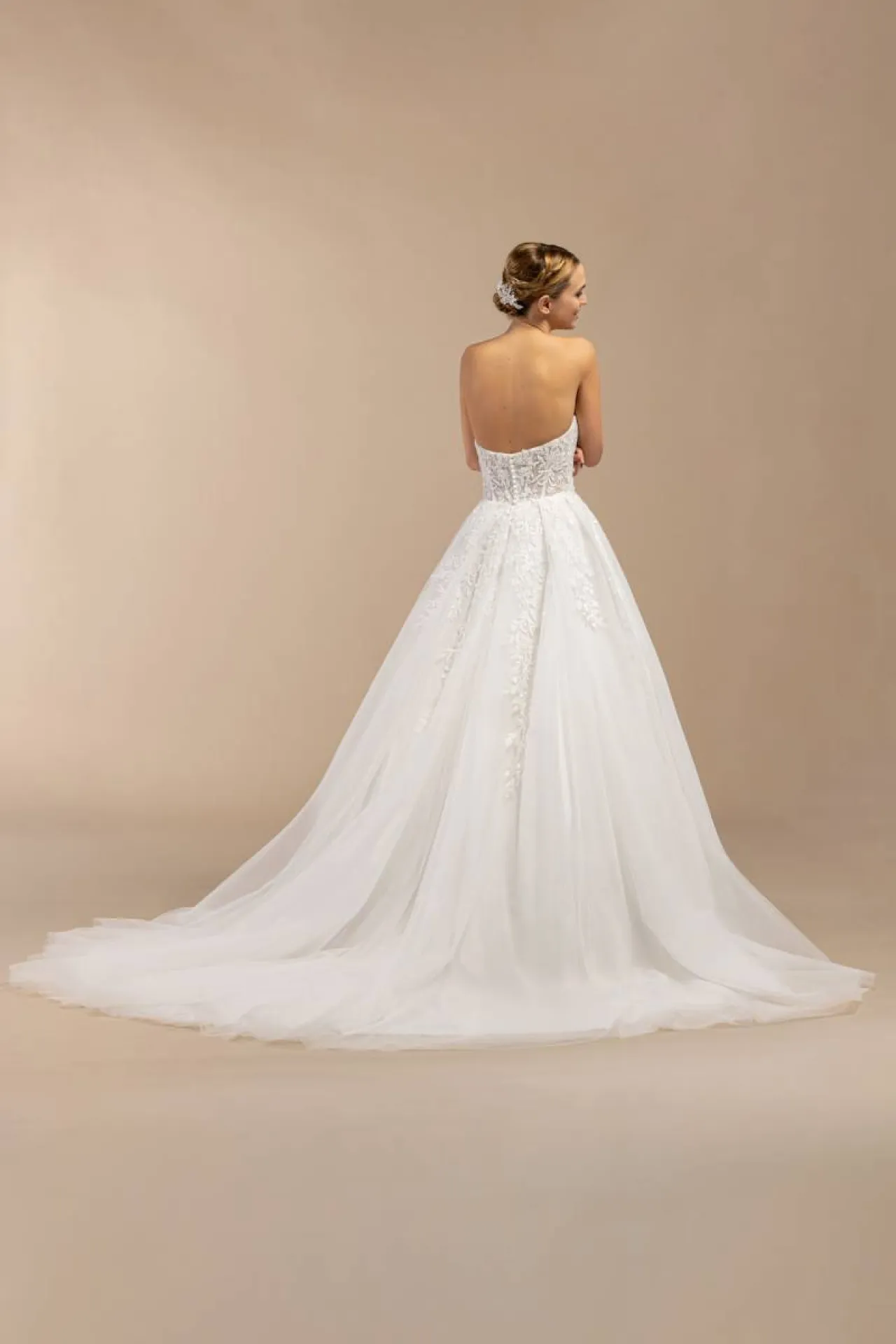 dos nu robe de mariée princesse