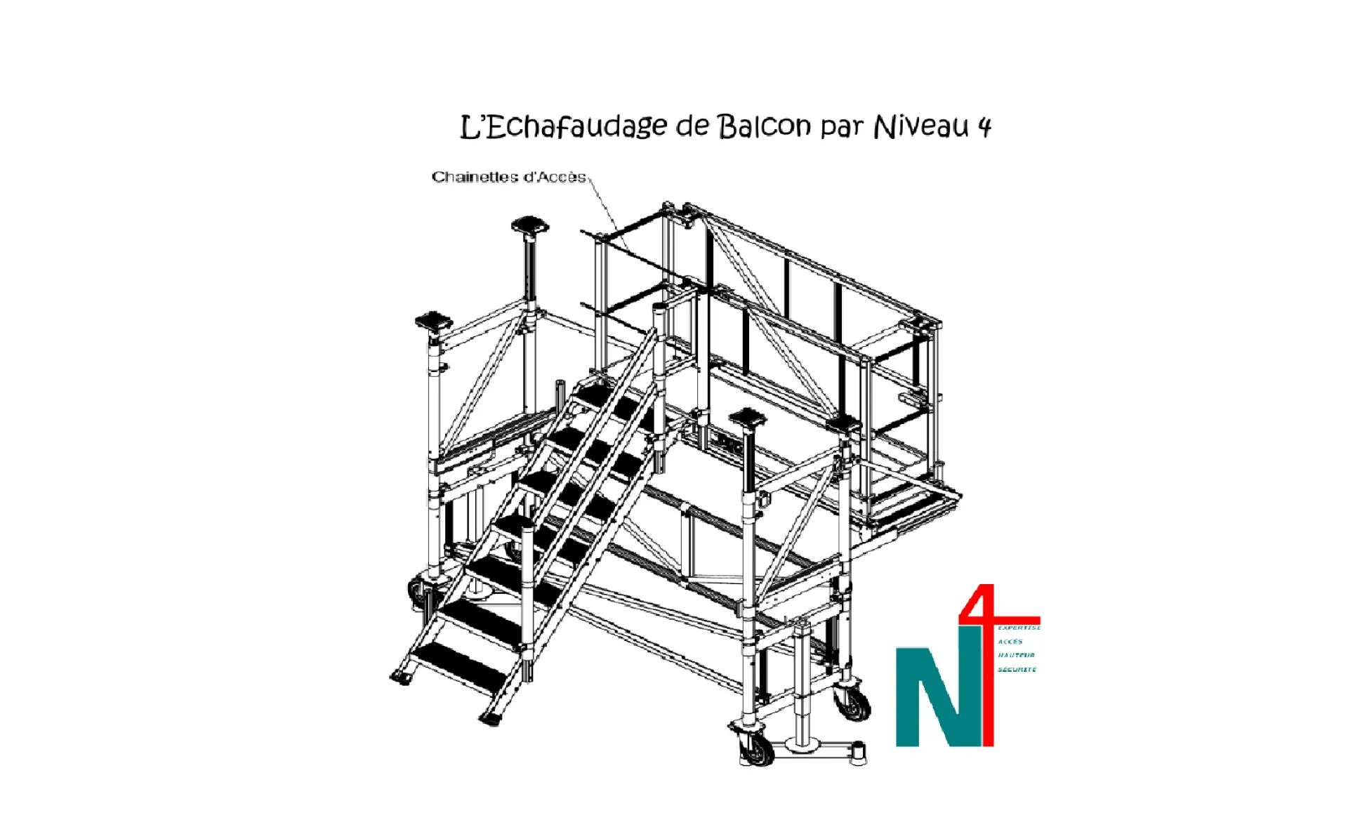 Plateforme de balcon par Niveau4 et Ultralu