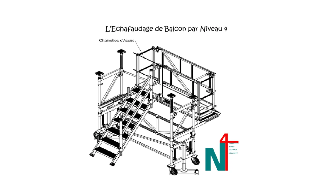 Plateforme de balcon par Niveau4 et Ultralu