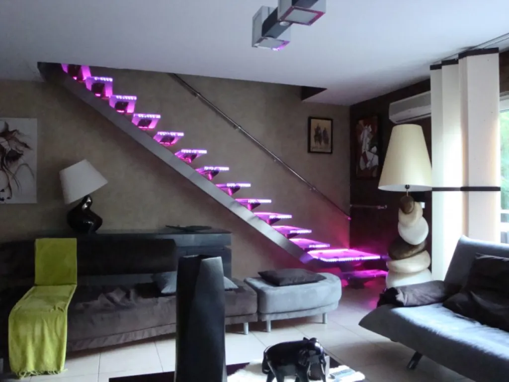 Escalier en verre